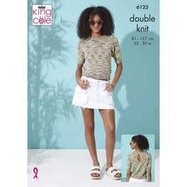 Sweater & Top Knitted in King Cole Linendale Reflections DK