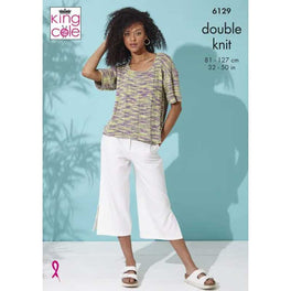 Tops Knitted in King Cole Linendale Reflections DK