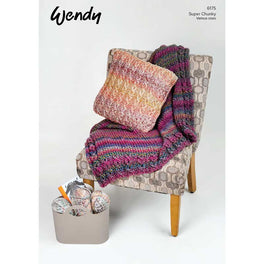 Throws and Cushion in Wendy Husky Super Chunky