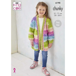 Jacket & Sweater Knitted in King Cole Hedgerow Chunky - Digital Version 6198