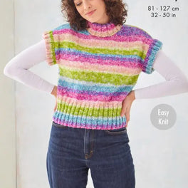 Slipover & Sweater Knitted in King Cole Hedgerow Chunky