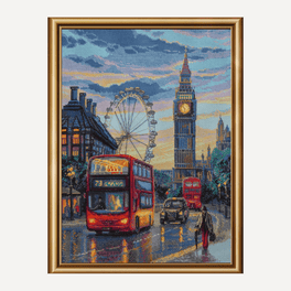 Rainy London - Aine Cross Stitch Kit