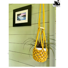 Free Download - Crochet Hanging Planter in Cygnet Cotton Drops