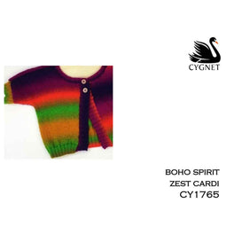 Free Download - Zest Cardi in Cygnet Boho Spirit