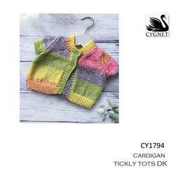 Free Download - Baby Cardigan in Cygnet Tickly Tots Dk