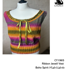 Free Download - Ribbon Jewell Vest in Cygnet Boho Spirit Highlights