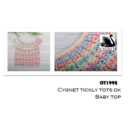 Free Download - Baby Top in Cygnet Tickly Tots Dk