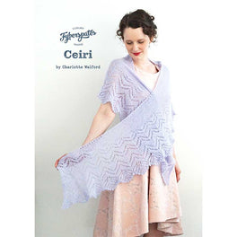 Ceiri Crescent Shawl in Fyberspates Cumulus - Digital Pattern