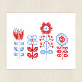 DMC - Folk Flowers Cross Stitch Kit