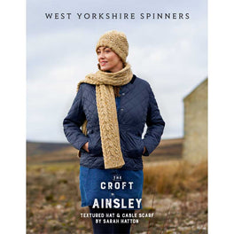 Ainsley Hat & Scarf in West Yorkshire Spinners The Croft Aran - Digital Version WYS1000267