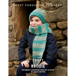 Brodie Hat & Scarf in West Yorkshire Spinners The Croft Dk - Digital Version WYS1000270