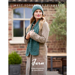 Fern Unisex Accessories in West Yorkshire Spinners ColourLab Aran - Digital Version DBP0306