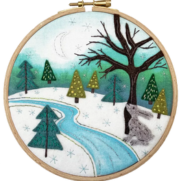 Under The Moonlight - Bothy Threads Felt Embroidery Kit