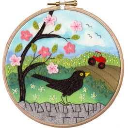 Morning Chorus - Bothy Threads Felt Embroidery Kit