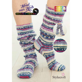 Free Download -Long Socks in Stylecraft Head Over Heels Australia