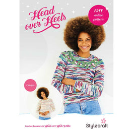 Free Download - Crochet Sweaters in Stylecraft Head Over Heels Festive