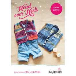 Free Download - Knitted Waistcoat in Stylecraft Head Over Heels Festive
