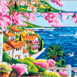 Trimits Counted Cross Stitch Kit, Riviera