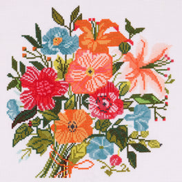 Trimits Counted Cross Stitch Kit, Large: Floral Bouquet
