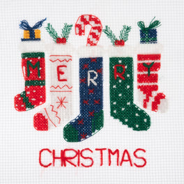 Trimits Counted Cross Stitch Kit, Mini: Stockings