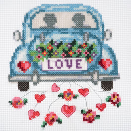 Trimits Counted Cross Stitch Kit, Mini: Love