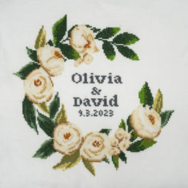 Trimits Counted Cross Stitch Kit, Large: Celebration Wreath