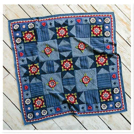 Indigo Dreams & Crimson Dreams Blanket Pattern by Janie Crow - Digital Version