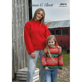 Sweaters in James C Brett Croftland Aran & Scandi Aran