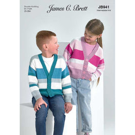 Cardigans in James C Brett Its Pure Cotton Dk