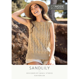 Sandlily Top in Mode at Rowan Cotton Dk - Digital Version MIP104