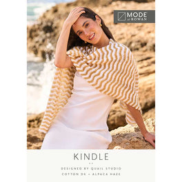 Kindle Shawl in Mode at Rowan Cotton Dk & Alpaca Haze - MIP111