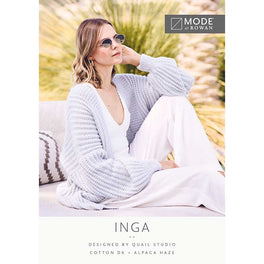 Inga in Mode At Rowan Cotton Dk & Alpaca Haze - Digital Version MIP54-M