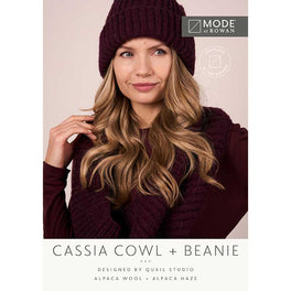 Cassia Cowl & Beanie in Mode Alpaca Wool & Alpaca Haze - MIP70-M