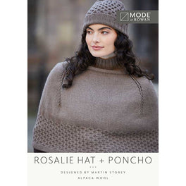Rosalie Poncho & Hat in Mode Alpaca Wool - MIP86-M