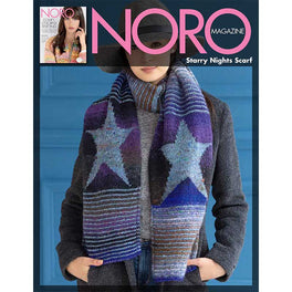 Free Download - Starry Nights Scarf in Noro Madara and Silk Garden