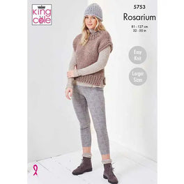 Tanks & Hat Knitted in King Cole Rosarium Mega Chunky