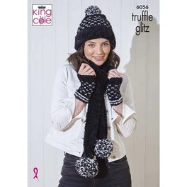 Accessories in King Cole Truffle Glitz - Digital Version 6056