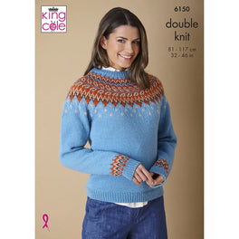 Sweaters knitted in King Cole Merino Blend DK