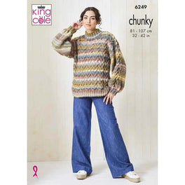 Sweater & Accessories in King Cole Cottagespun Chunky