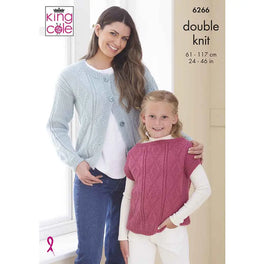 Cardigans, Sweater & Top in King Cole Orchard Dk - Digital Version 6266