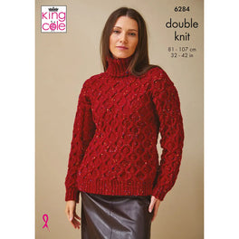 Sweater and Tank Top knitted in King Cole Merino Blend DK