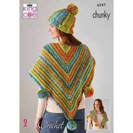 Hat, Scarves and Headband crocheted in King Cole Hedgerow Chunky