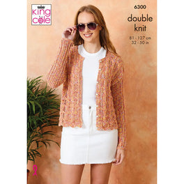 Cardigans in King Cole Cottonsoft Crystal Dk