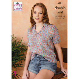 Tops in King Cole Cottonsoft Crystal Dk