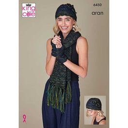 Accessories Knitted in King Cole Firefly Aran – Digital Version 6450