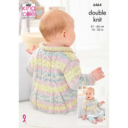 Coats knitted in King Cole Baby Fjord DK