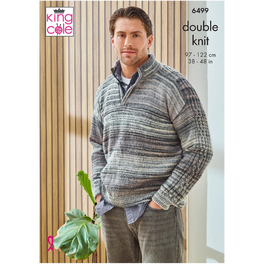 Sweaters Knitted in King Cole Cottagespun Dk - Digital Version 6499