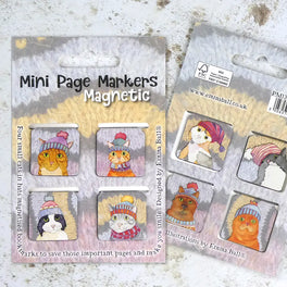 Emma Ball Mini Page Markers - Cats In Hats
