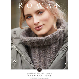 Mock Rib Cowl in Rowan Brushed Fleece - Digital Version RTP008-00008