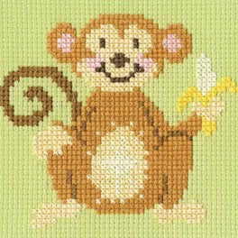 Monkey Madness - Bothy Threads Learn How To Cross Stitch Kit